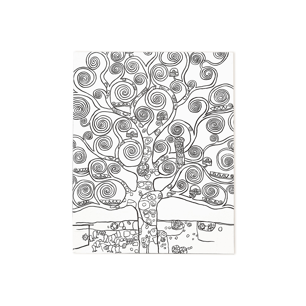 [ARTIBABA]명화 캔버스보드 생명의나무 도안